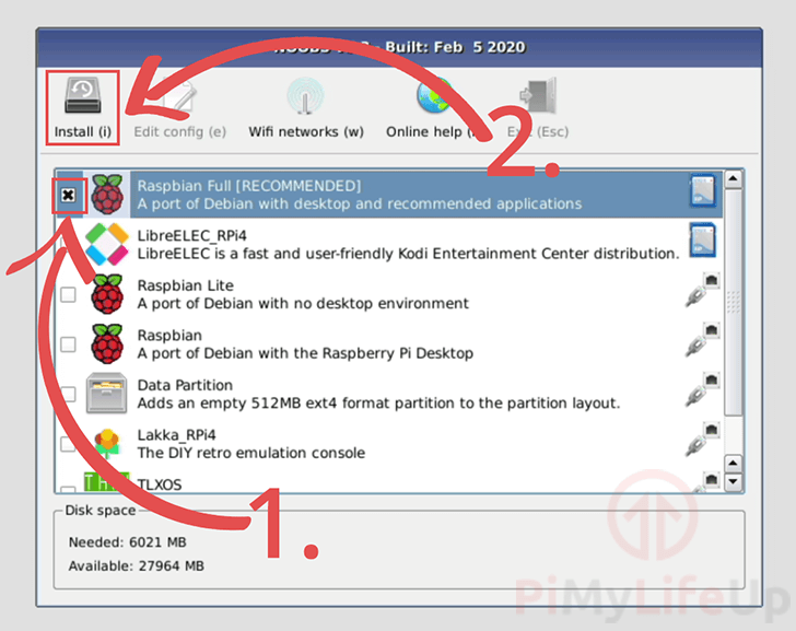 Installing OS from NOOBS  Pibox India® - Home for Raspberry PI