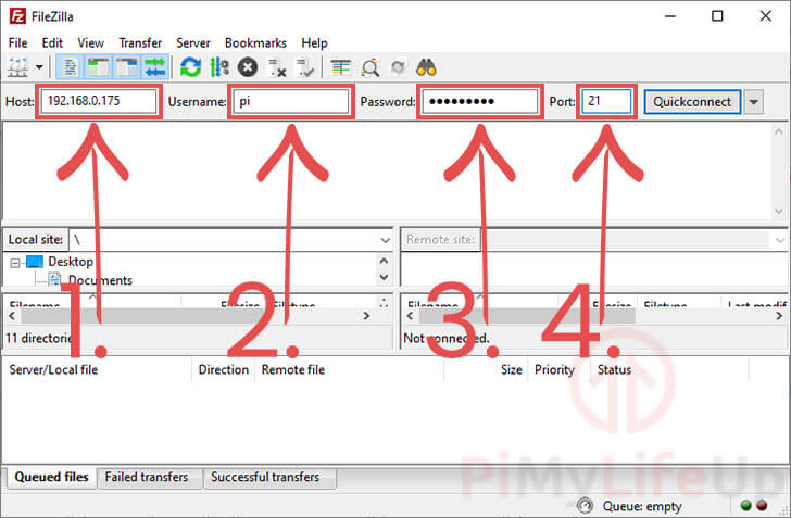 how to connect dropbox with filezilla