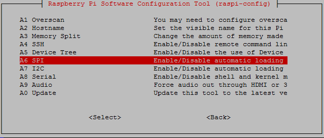 Raspberry Pi SPI and I2C