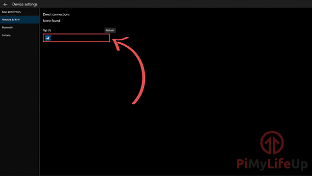 Raspberry Pi Windows 10 IoT Set WiFi