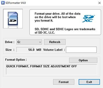 SD Formatter