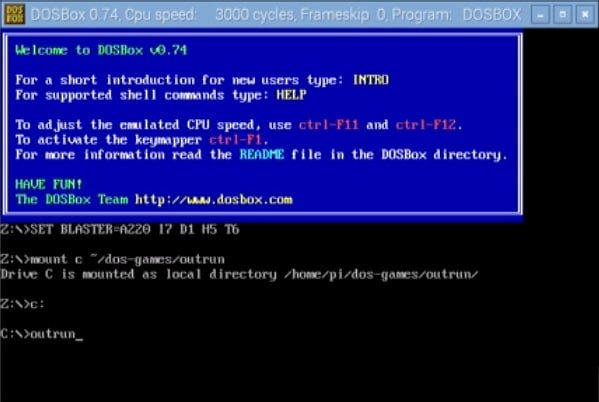 DOSbox Terminal