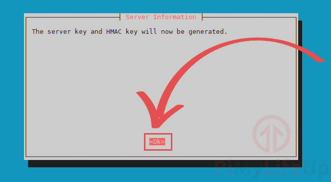 PiVPN Generating Server and HMAC keys