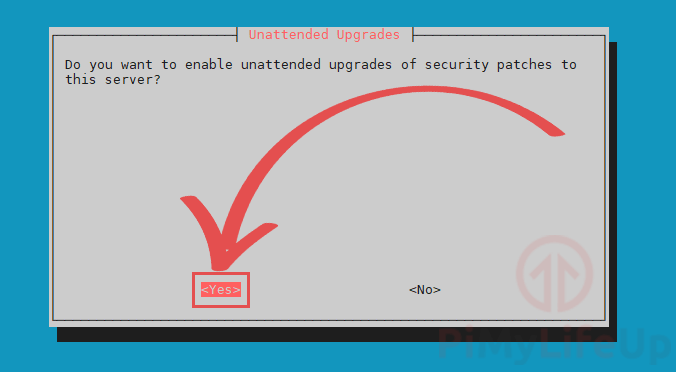 PiVPN abilita gli aggiornamenti non presidiati