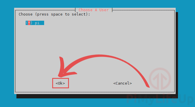 PiVPN Choose user for VPN config