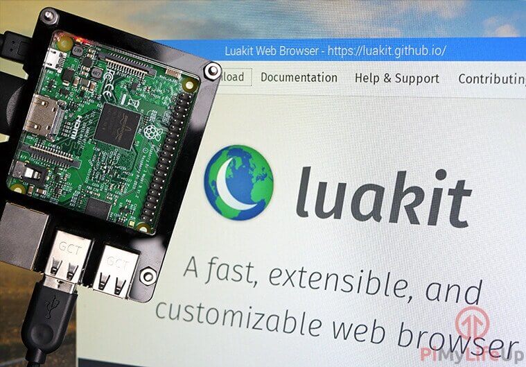 Raspberry Pi Luakit