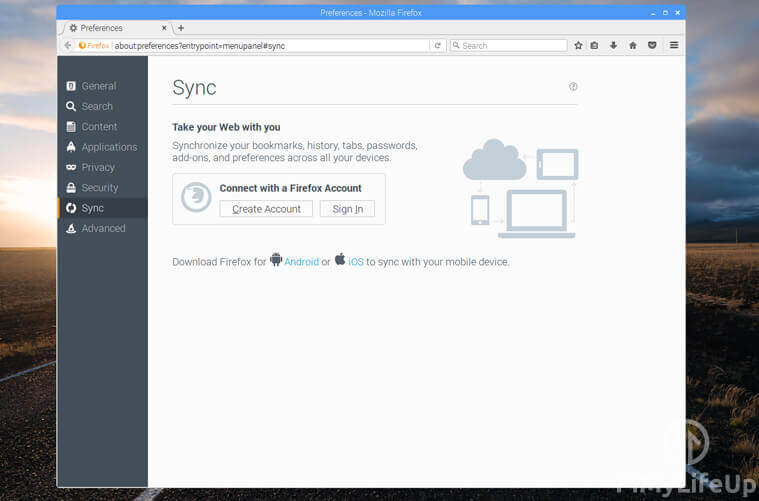 firefox sync