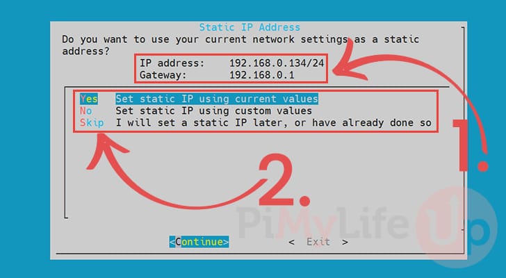 Attempt to automatically set a static IP