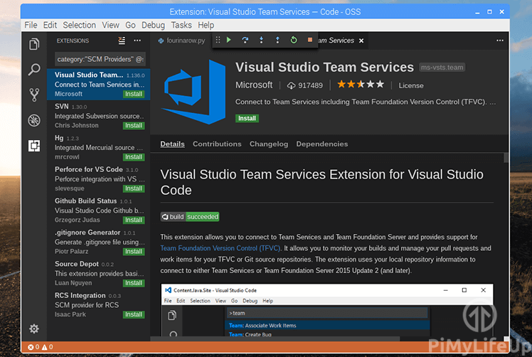 instaling Visual Studio Code 1.82.3