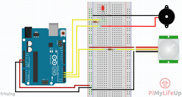 How to Set up an Arduino Motion Sensor - Pi My Life Up