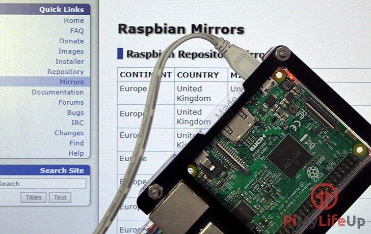 How to change the Repository Mirror on Raspbian