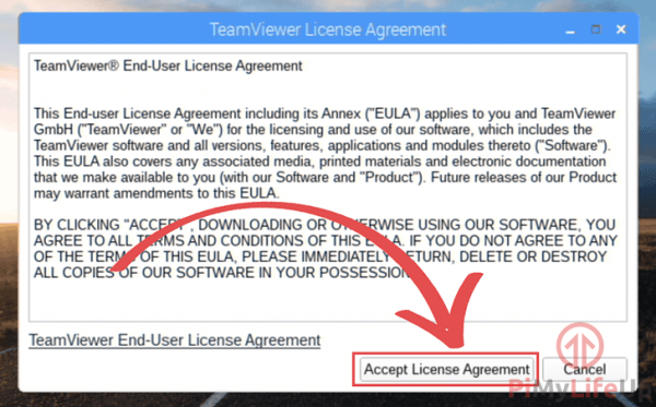 raspberry pi teamviewer install