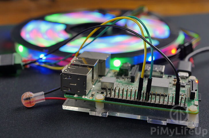 Raspberry Pi LED Strip using the APA102 Pi My Life Up