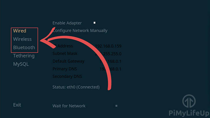 OSMC Network Settings