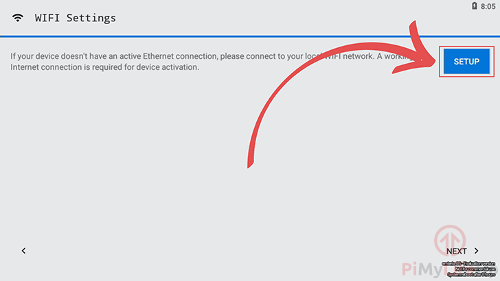 Emteria Android WiFi Setup