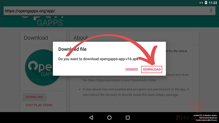 OpenGAPPS Download File