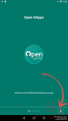 OpenGApps Welcome