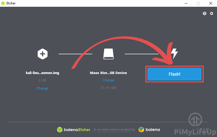 Flash to the SD Card