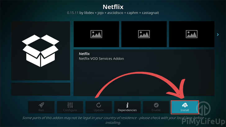 Install Netflix Add-on