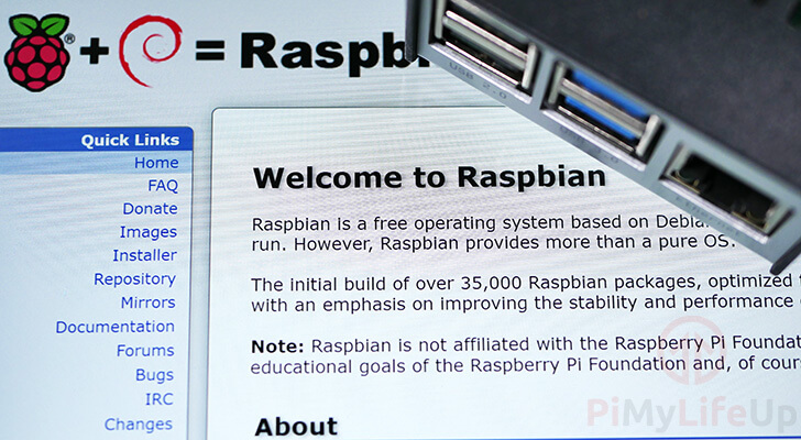 Download Raspbian Pi My Life Up