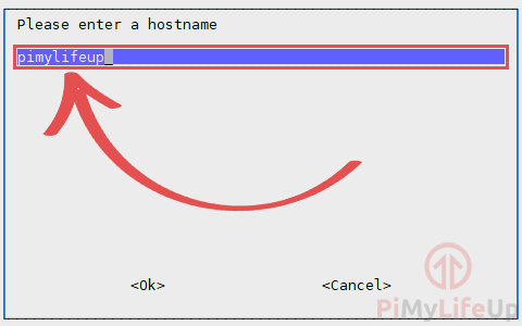 Setting hostname through Raspberry Pi Configuration tool