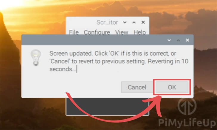 Confirm Pi Screen Resolution Change