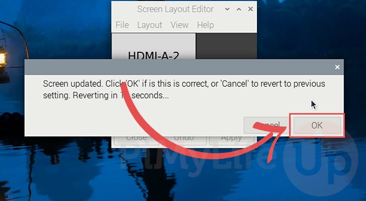 Confirm Raspberry Pi resolution change