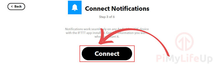 Connect to Notification service