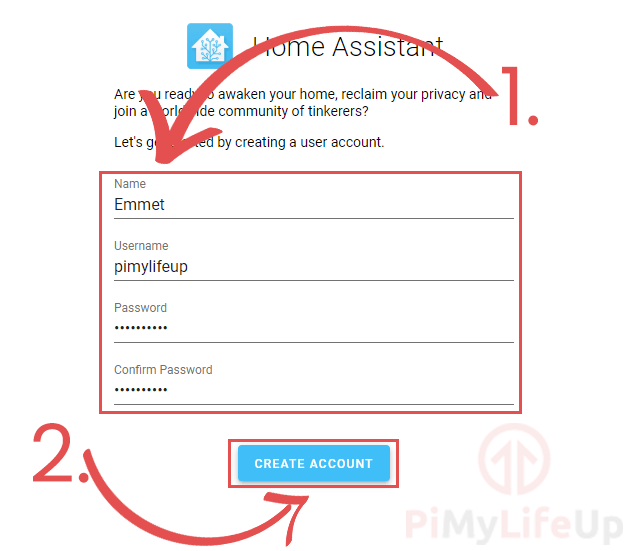 Create User Account