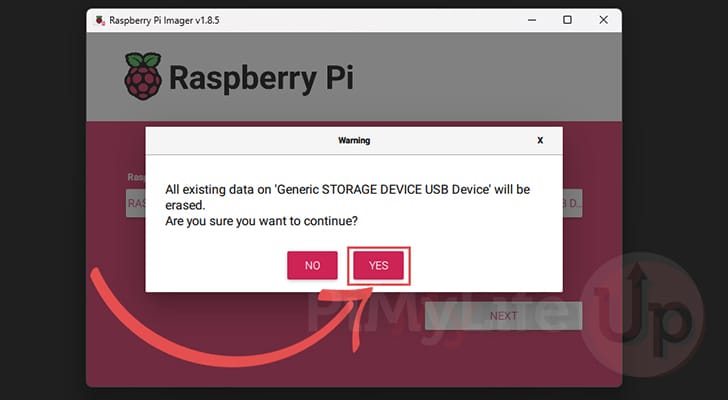 Overwrite existing image