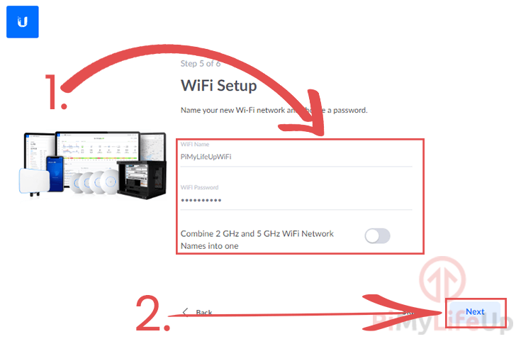 Setup UniFi WiFi Details