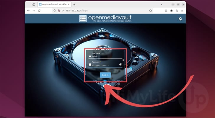 Login to your Raspberry Pi OpenMediaVault Installation