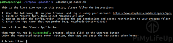 Using Dropbox on the Raspberry Pi - Pi My Life Up