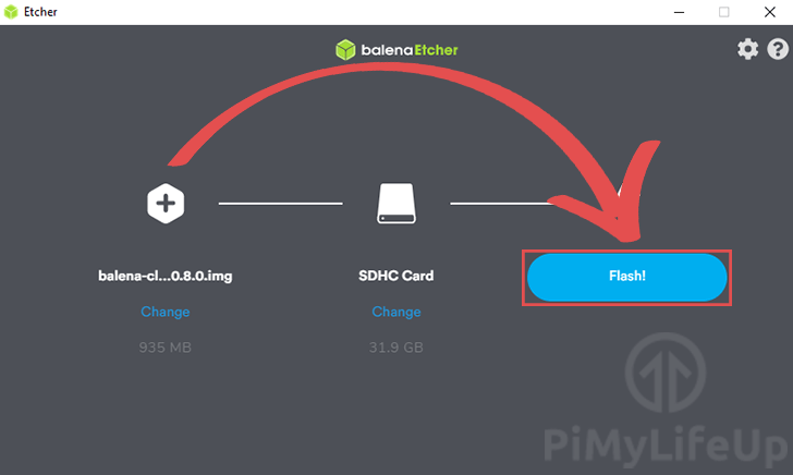 Flash balenaSound image to Raspberry Pi