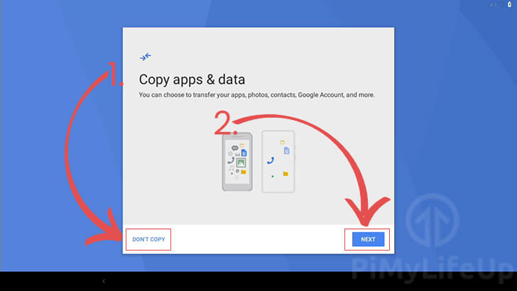 Copy Apps and Data to Raspberry Pi Android Device