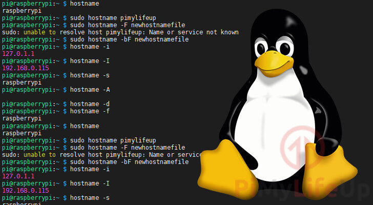 hostname command in Linux