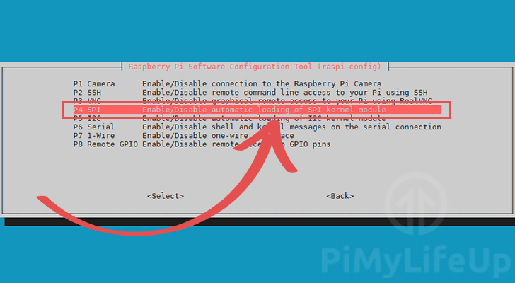 Raspberry Pi P4 SPI Option