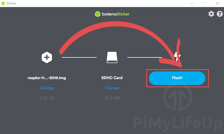 Begin Asterisk flashing process