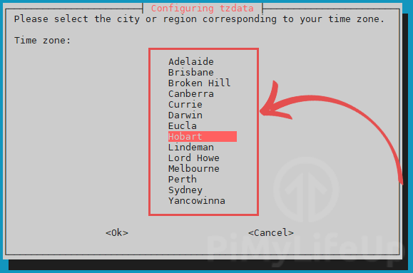  Select city or region for accurate timezone
