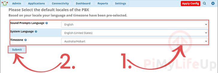 Set default Locales for Asterisk on Raspberry Pi