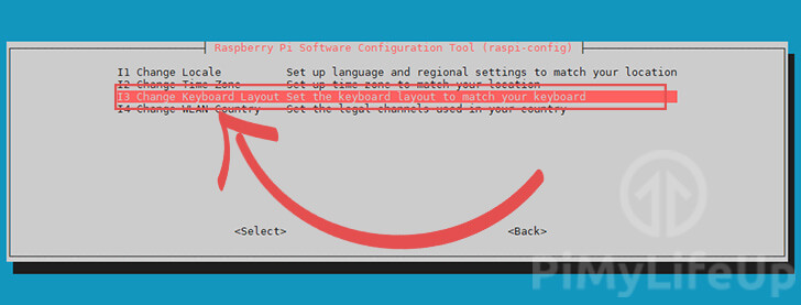 Raspi-Config Localisation Settings