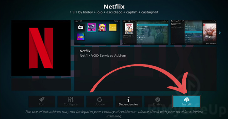 Begin Netflix Install Process for Kodi