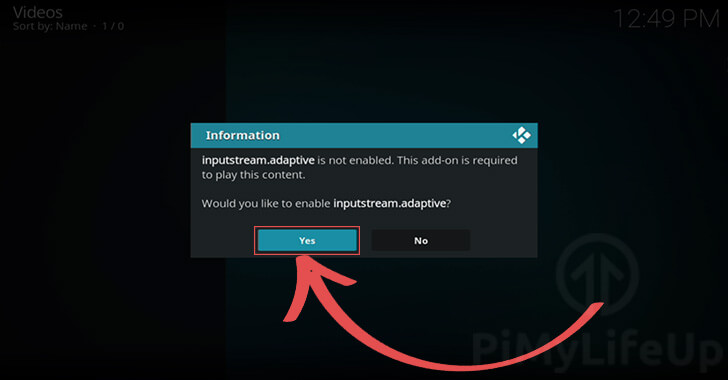 Enable Adaptive Inputstream