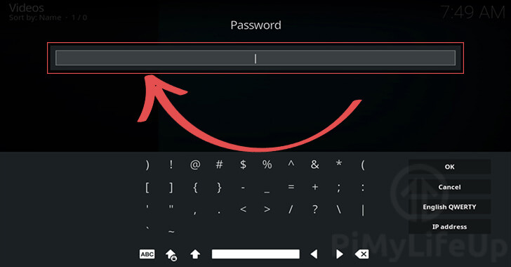 Enter Password for Netflix Account