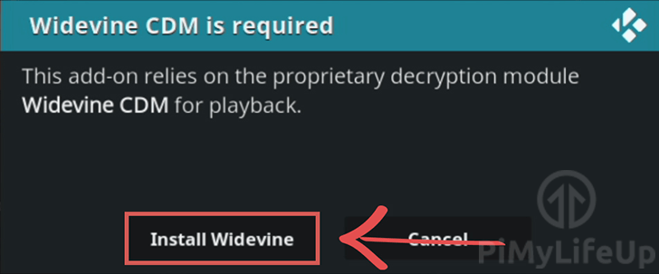 Install Widevine CDM