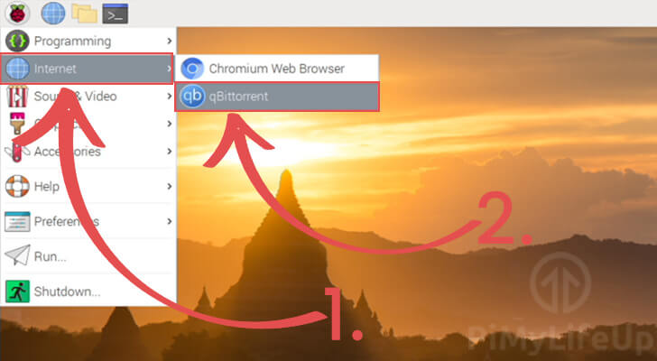 Loading qBittorrent on the Raspberry Pi