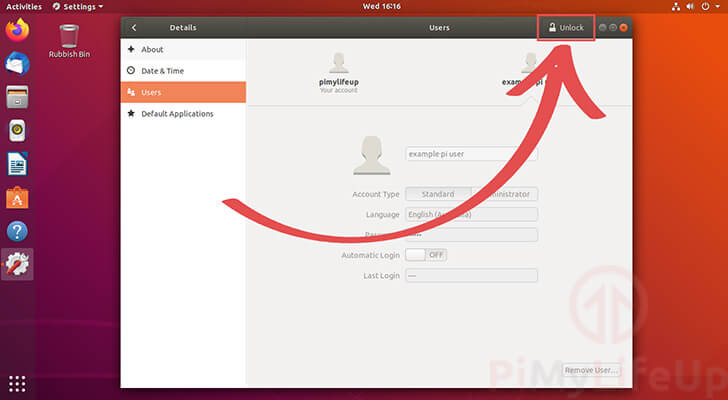 Unlocking Ubuntu User Interface