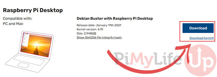 Downloading Raspberry Pi Desktop for VirtualBox