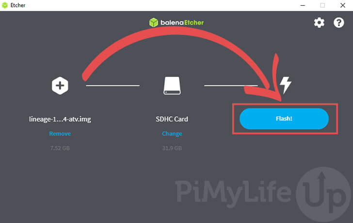 Flash Android TV to Raspberry Pi SD Card