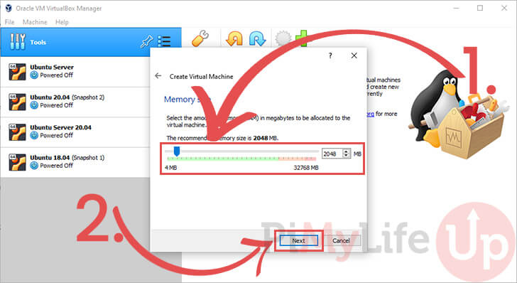 Choose Memory Size for VM